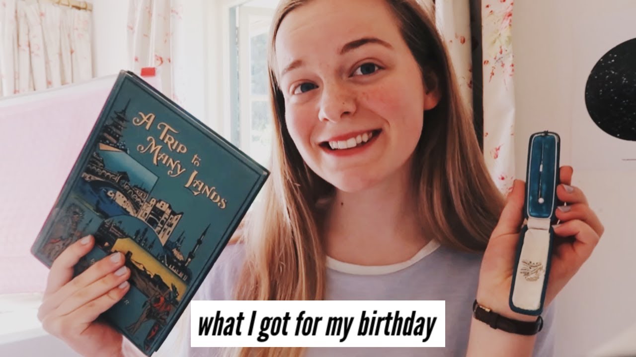 What I Got for my Birthday (old fashioned things, vegan foods & glossier)