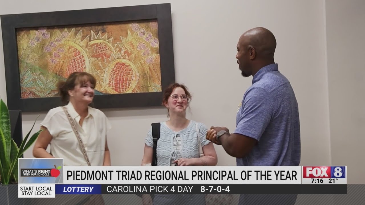 Guilford County principal named Piedmont Triad Regional Principal of the Year