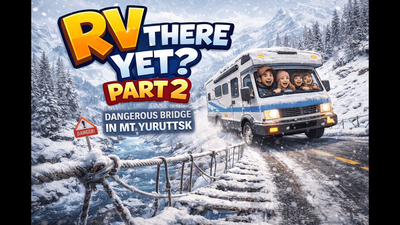 How to Finish RV There Yet Snow Map FAST! 🚐❄️ (No Crash)