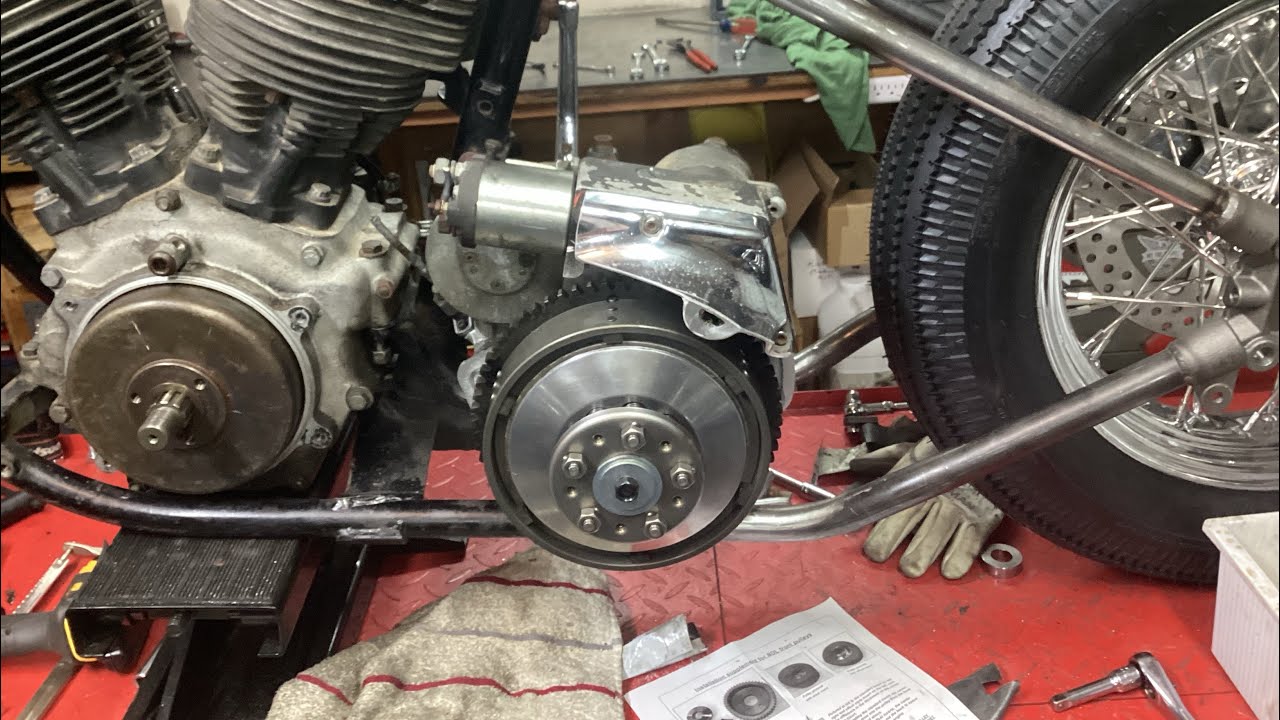 RIX 76 Shovelhead Build - Inner and Outer Primary Modification. 