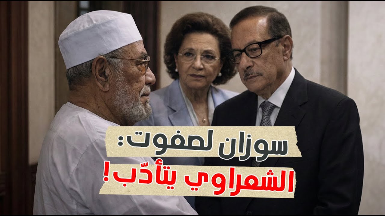 أسرار أزمة سوزان مبارك وشلتها ضد الشعراوي.. رفض الترويج لقوانينها فتم إيقاف برنامجه