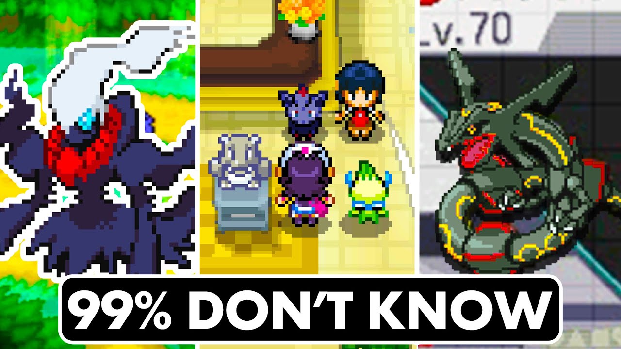 99.6% OF PLAYERS DON'T KNOW THIS ABOUT POKEMON BLACK AND WHITE