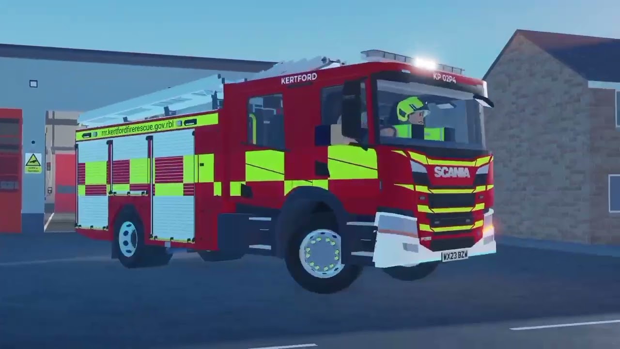 Compilation of Police, Fire & Ambulance vehicles responding in Kertford