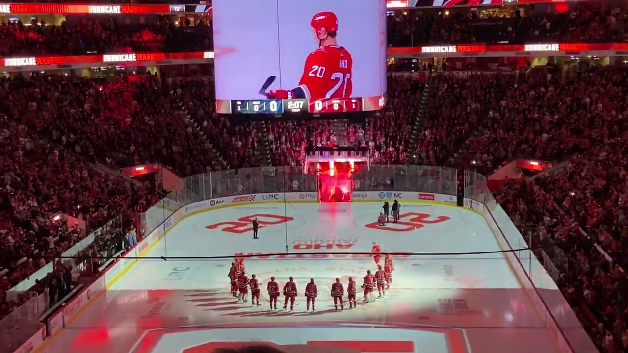 October 12, 2022 - Carolina Hurricanes Opening Night Roster for 22-23 season
