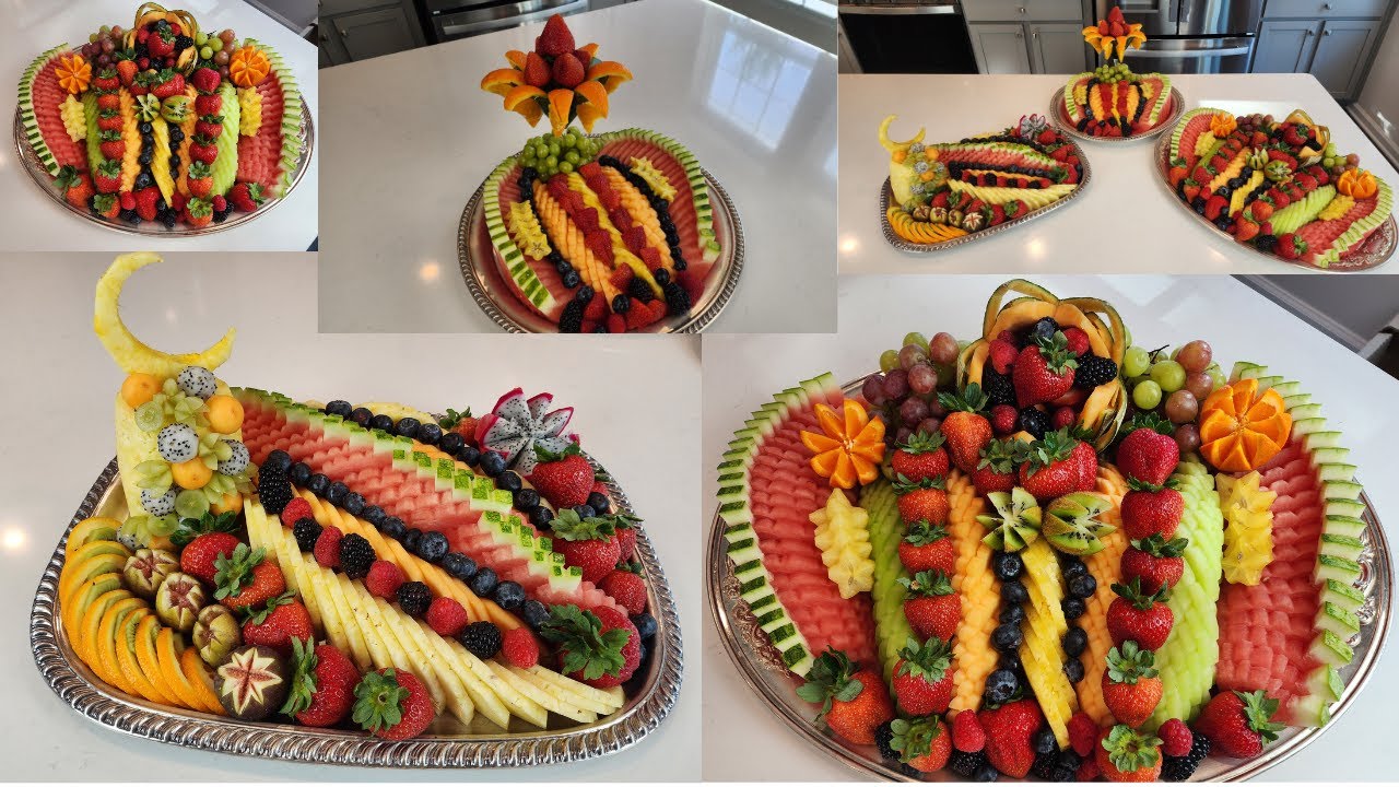 Fruit Platter Ideas #15/Memorial Day Fruit Platters