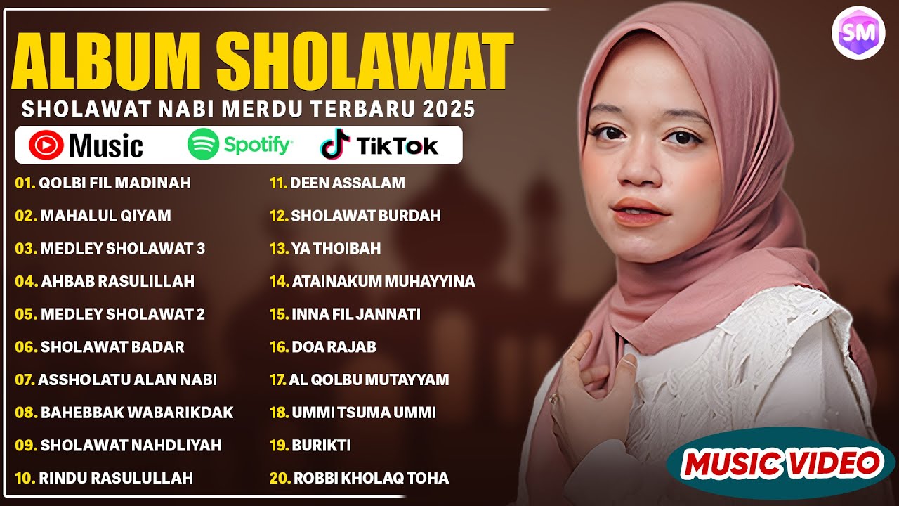 QOLBI FIL MADINAH - ALMA ESBEYE FULL ALBUM | MAHALUL QIYAM | SHOLAWAT NABI MERDU TERBARU 2025