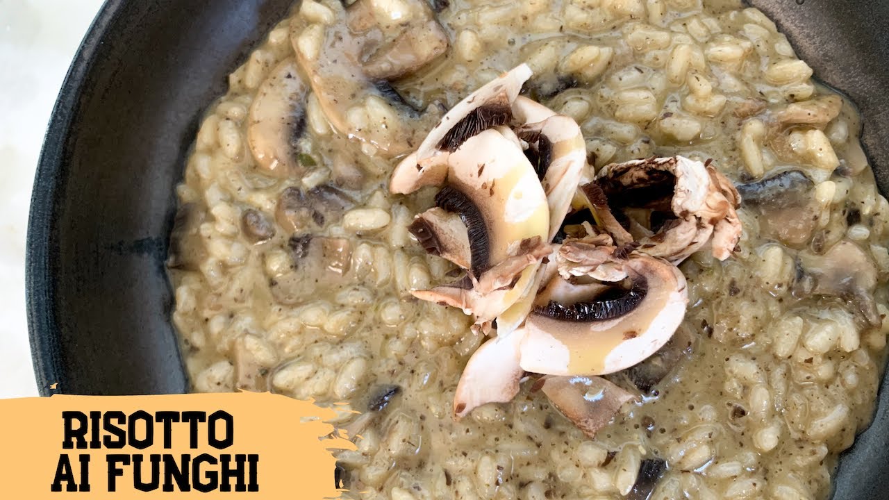 Risotto ai funghi Champignon con mantecatura speciale! Da provare senza indugi - Acquolinainbocca