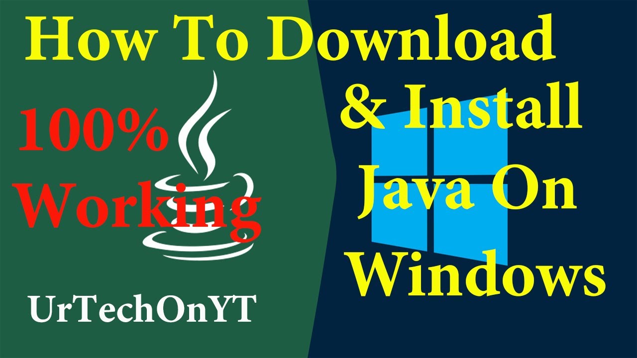 How to Download & Install Java JDK on Windows 10  with JAVA HOME  (2020)