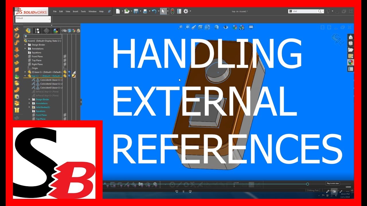 Solidworks - Handling External References