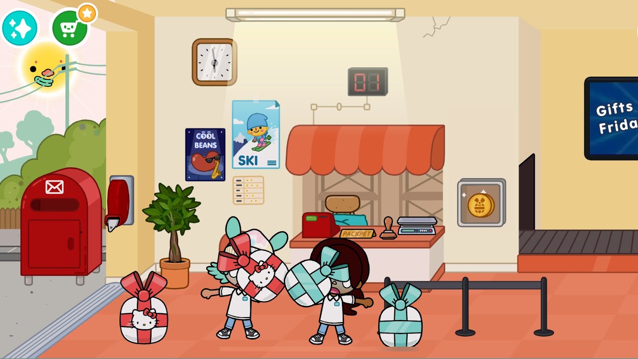 Kayla and her mom Destiny goes to the Gift Shop and does an Unboxing🎁❤️🩵