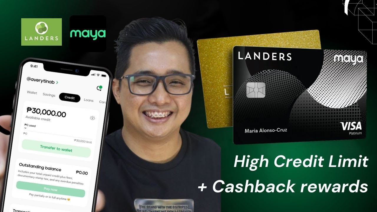 MAYA LANDERS CREDIT CARD with  HIGH CREDIT LIMIT | + BIG CASHBACK REWARDS