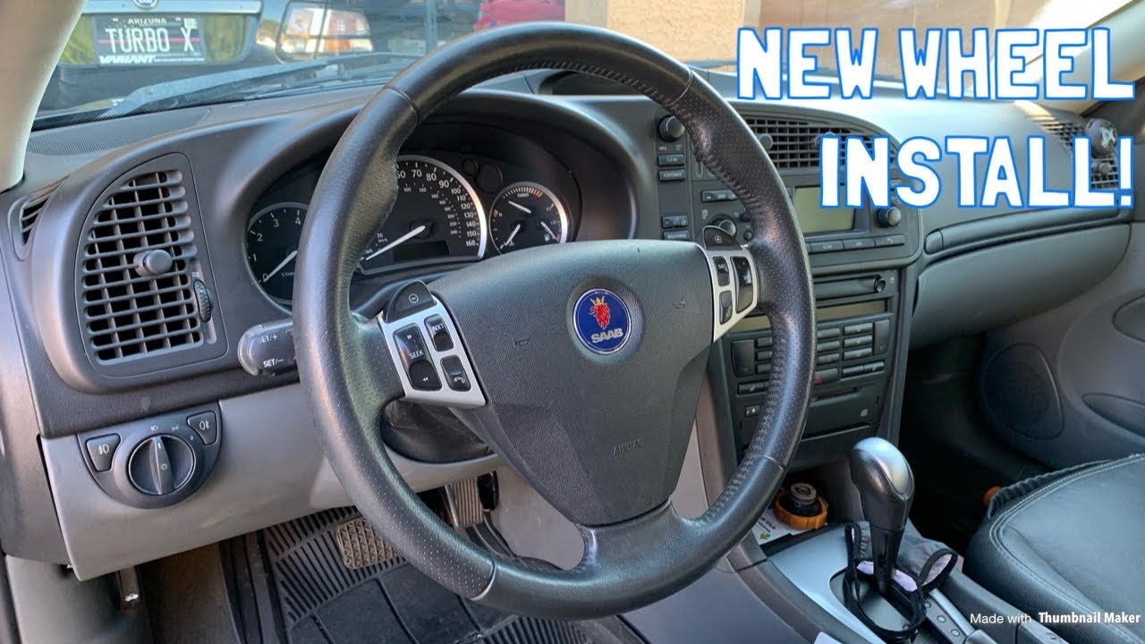 New Steering Wheel for My Saab 9-3!