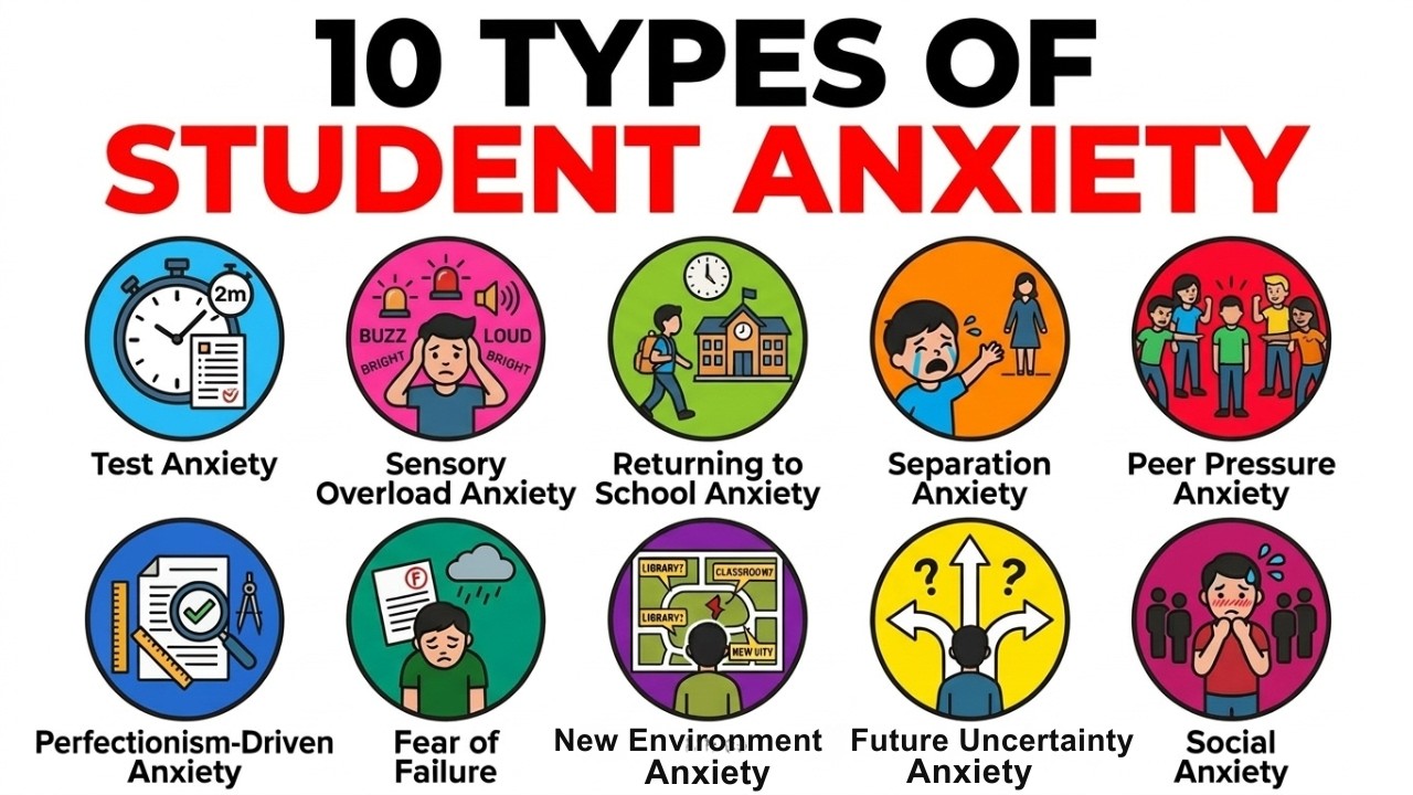 Every Type of Student Anxiety Explained | You're Not Alone