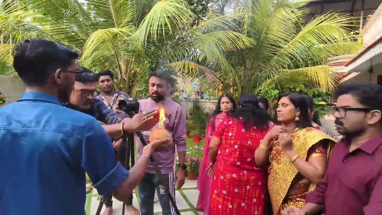 അമ്പലകടവിലെ ലൊക്കേഷൻ.. ഡയറക്ടർ അജികുമാർ മുതുകുളം.. Dop തുടു.കഥ സജി റിസ 