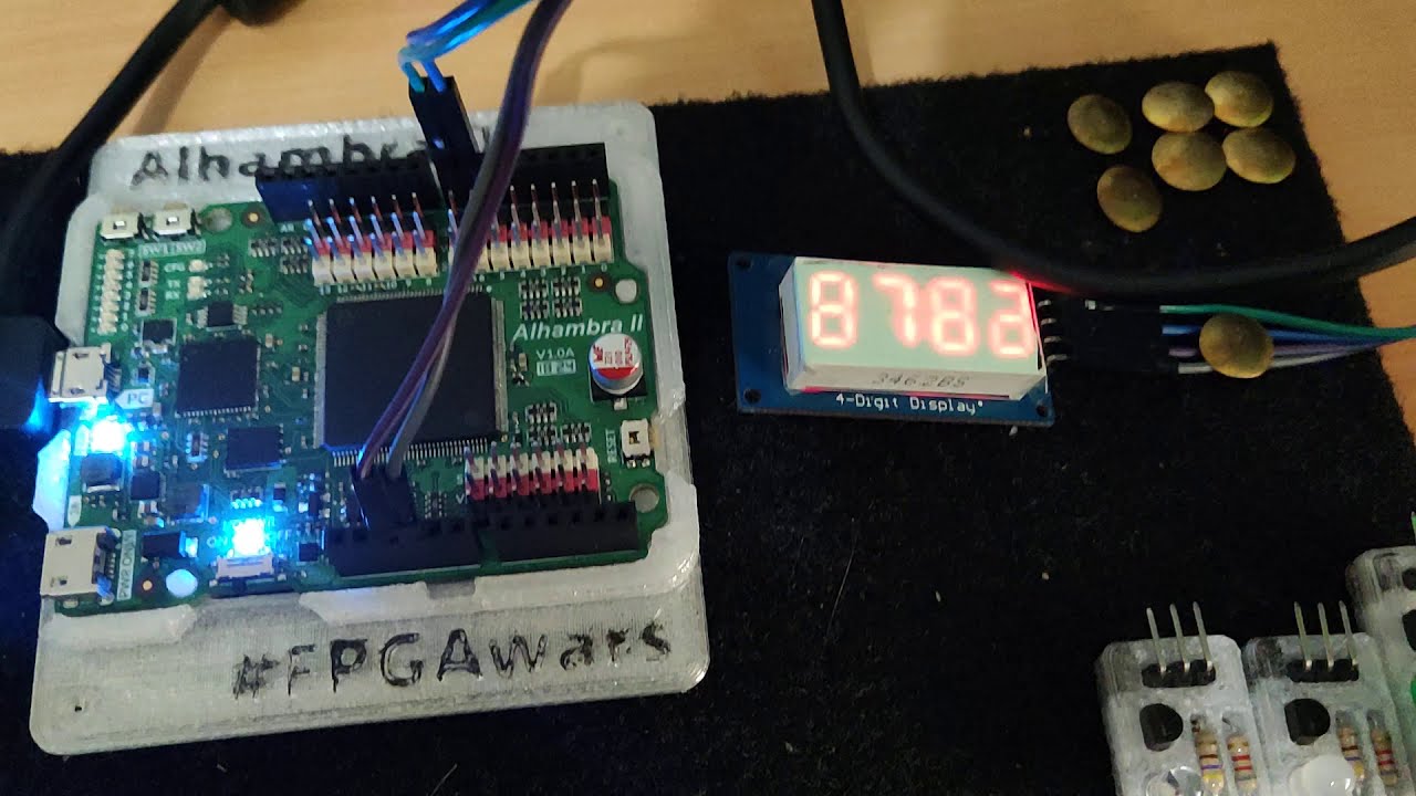 Modulo para display TM1637 para FPGA Icestudio.