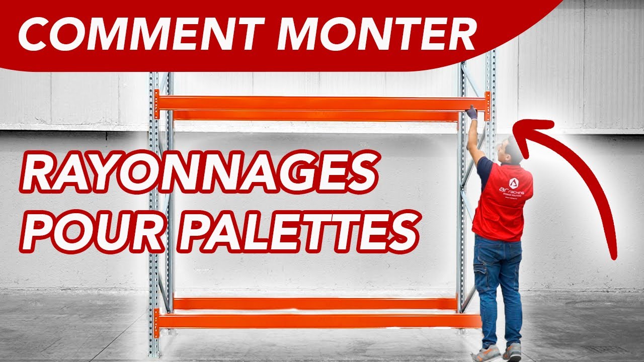 🔧 Montage et installation de Rayonnages pour Palettes | Instructions pour module simple