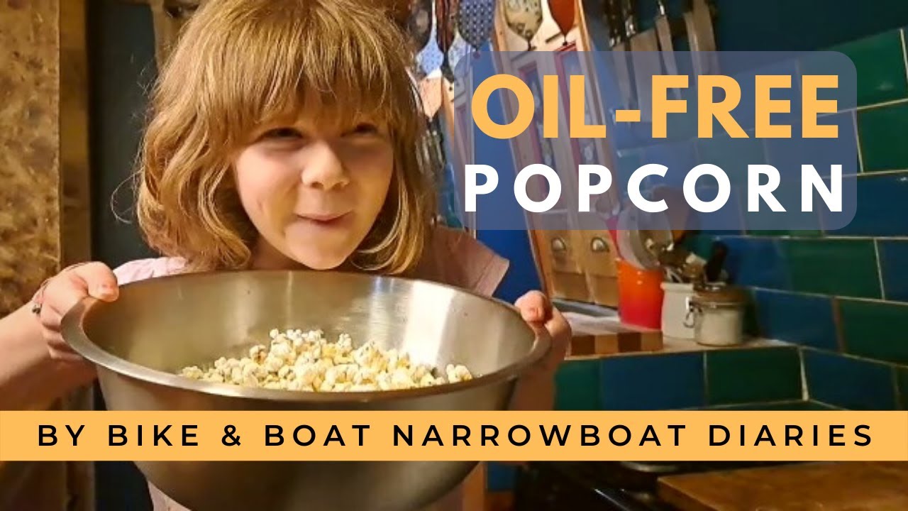 The EASY way to make POPCORN WITHOUT OIL in a pan!