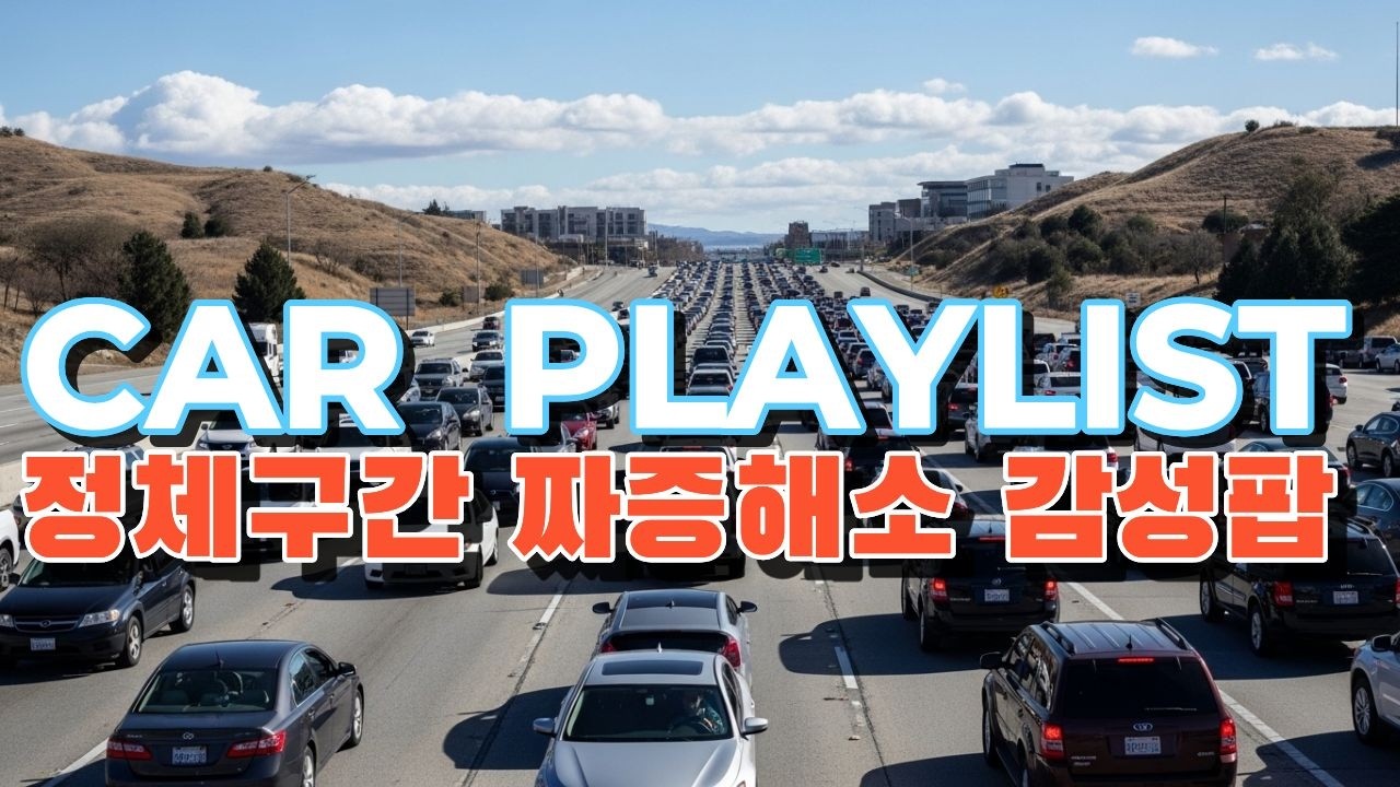 🚗 [설 귀성길 정체구간 짜증해소] 세련된 감성 샹송(K-인디 변조) 장시간 장거리드라이브 | | 🎵 | CHILL VIBES: Relief Traffic Jam Stress! ✨