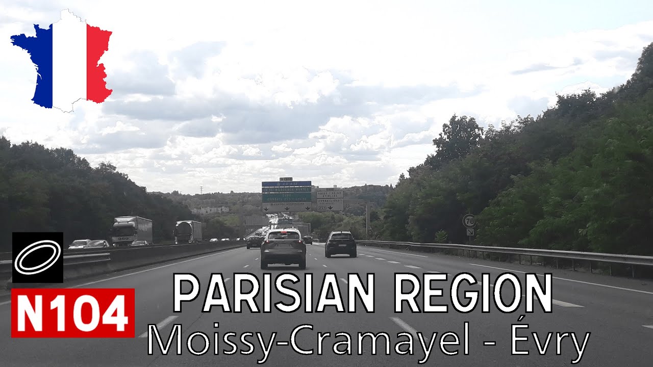 France (F): N104 Moissy - Évry