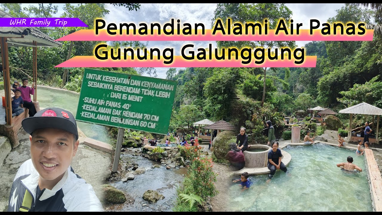 Harga Tiket dan Fasilitas Pemandian Air Panas di Kawasan Wisata Gunung Galunggung #tasikmalaya