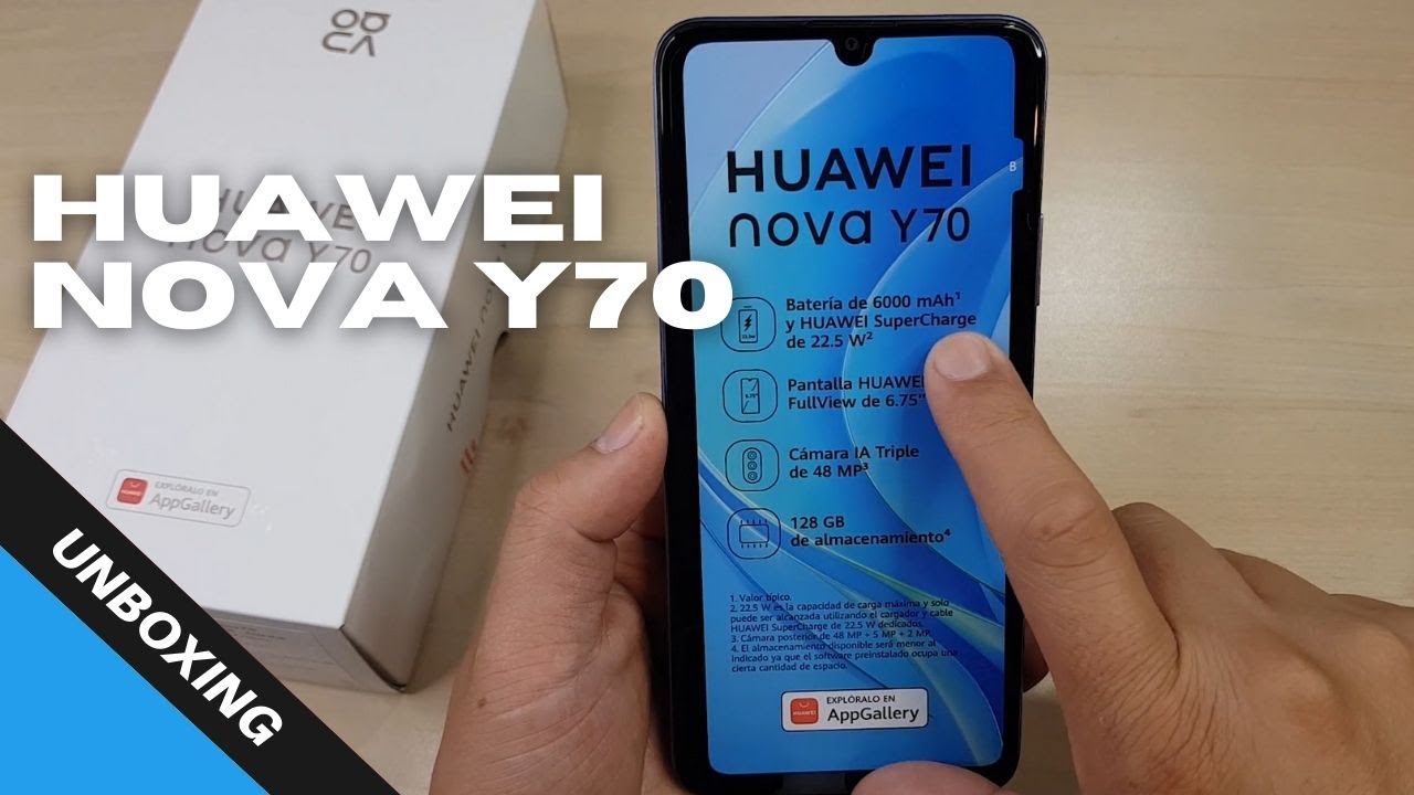 Huawei Nova Y70 Unboxing en español | Conoce como llega este smarrtphone a Colombia📱