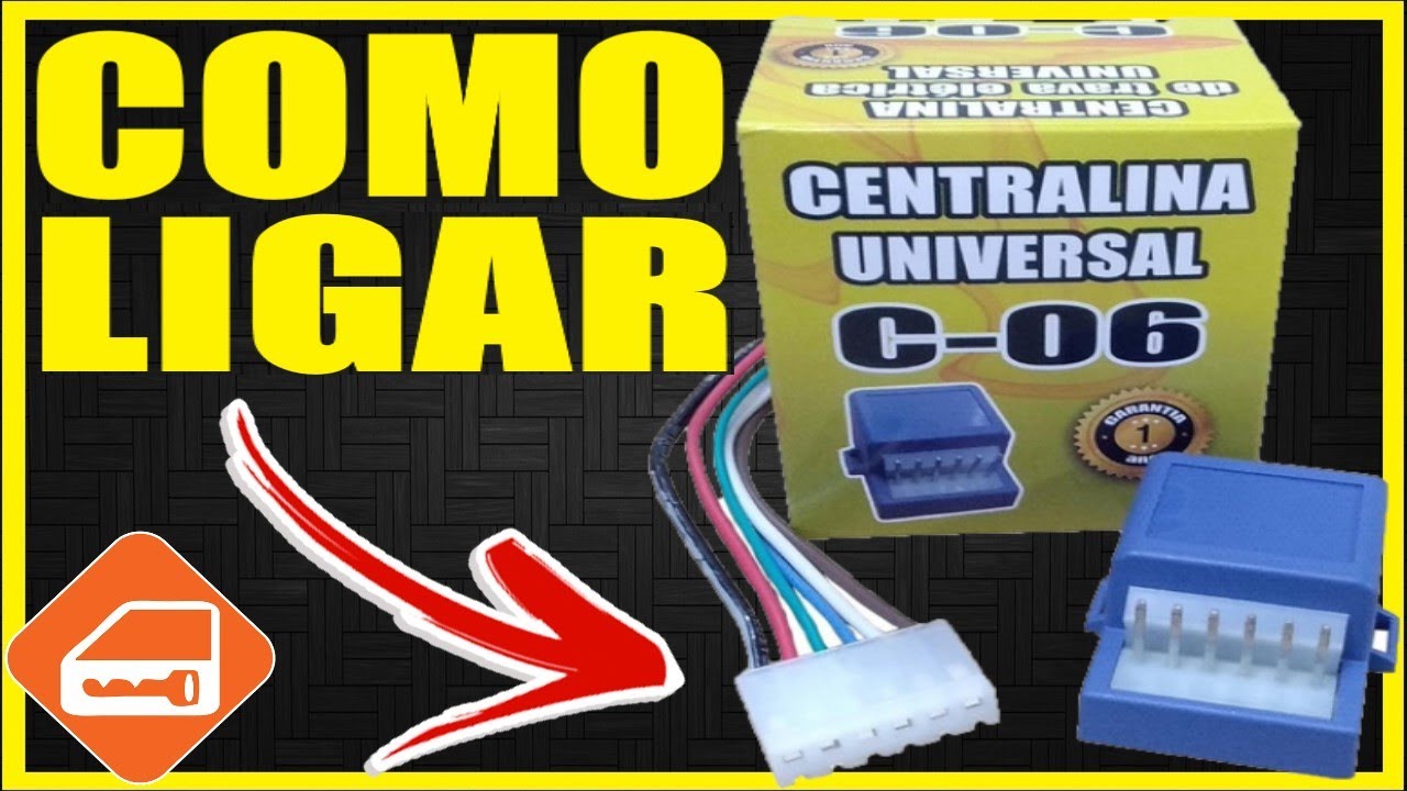Como ligar central de TRAVA el&eacute;trica C-06 (unboxing) #ALANROD