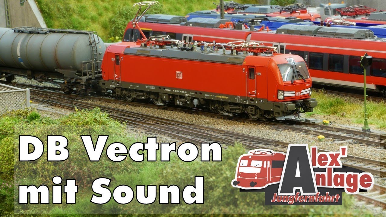 H0 Modellbahn - Roco DB Vectron Soundcheck