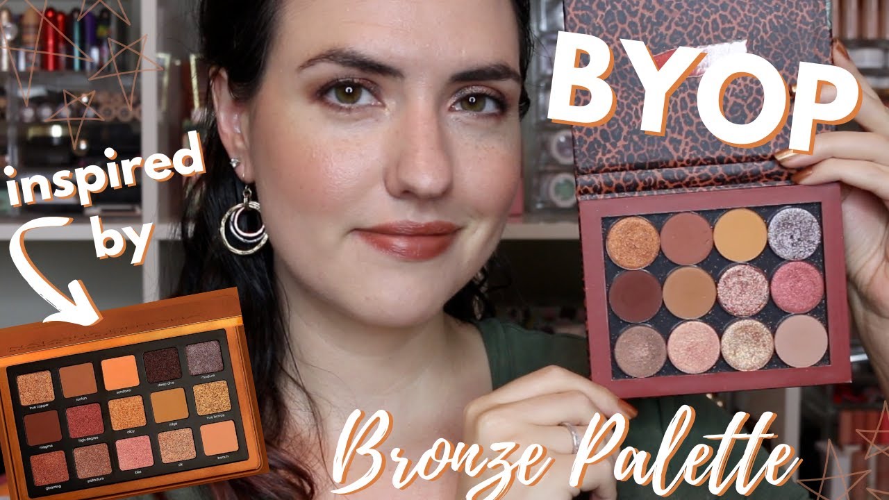 ColourPop Bronze-ish BYOP Inspired by the Natasha Denona Bronze Palette | Swatches + Tutorial