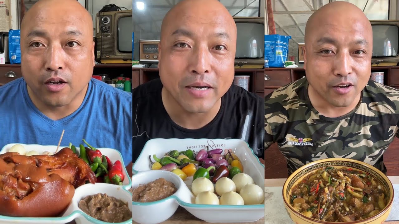 YUMMY/Challenge Eating Pork 🤤Meat 🥓 Noodle 🍜😋, Friend Fish Chicken #mukbang #beef #pork #cookingpork