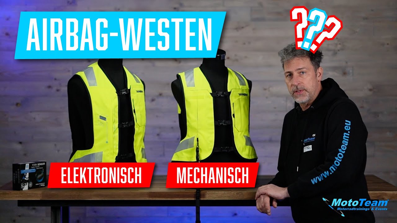 Helite Airbagweste: Mechanisch oder elektronisch? Der große Vergleich! 🏍 #HeliteAirbag #helite