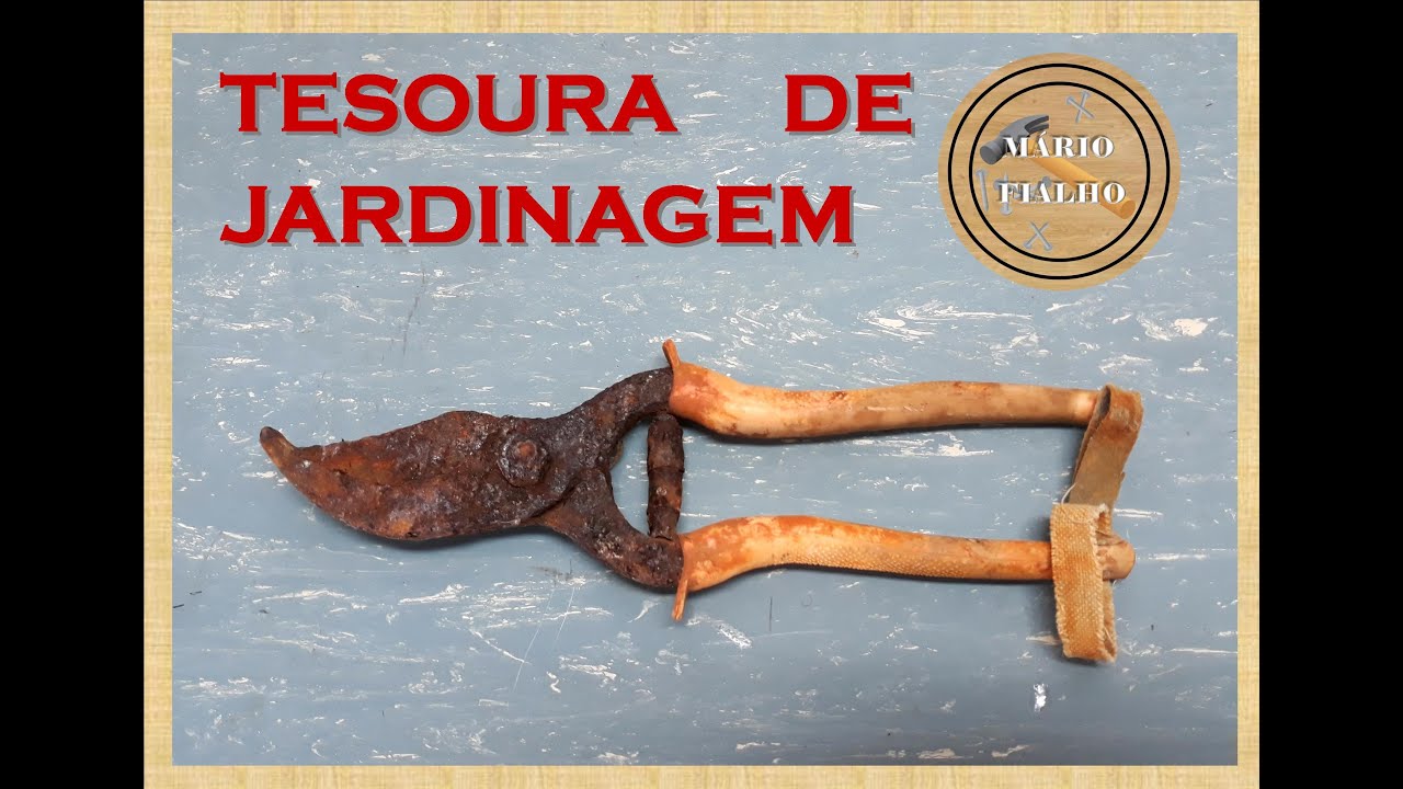 Vê Só Como Ficou !!! O Restauro da Tesoura.