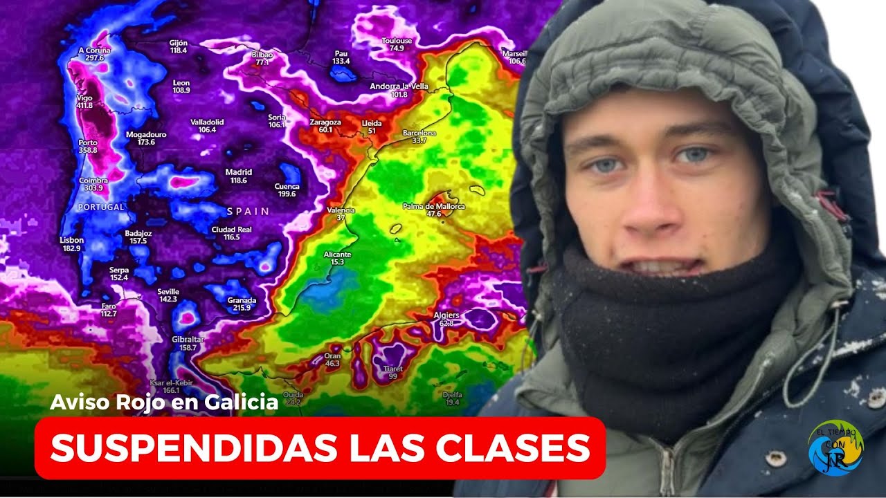 🔴NEVADAS débiles EN ESTAS CIUDADES; TORMENTAS de 200L; AVISOS ROJOS con CLASES SUSPENDIDAS