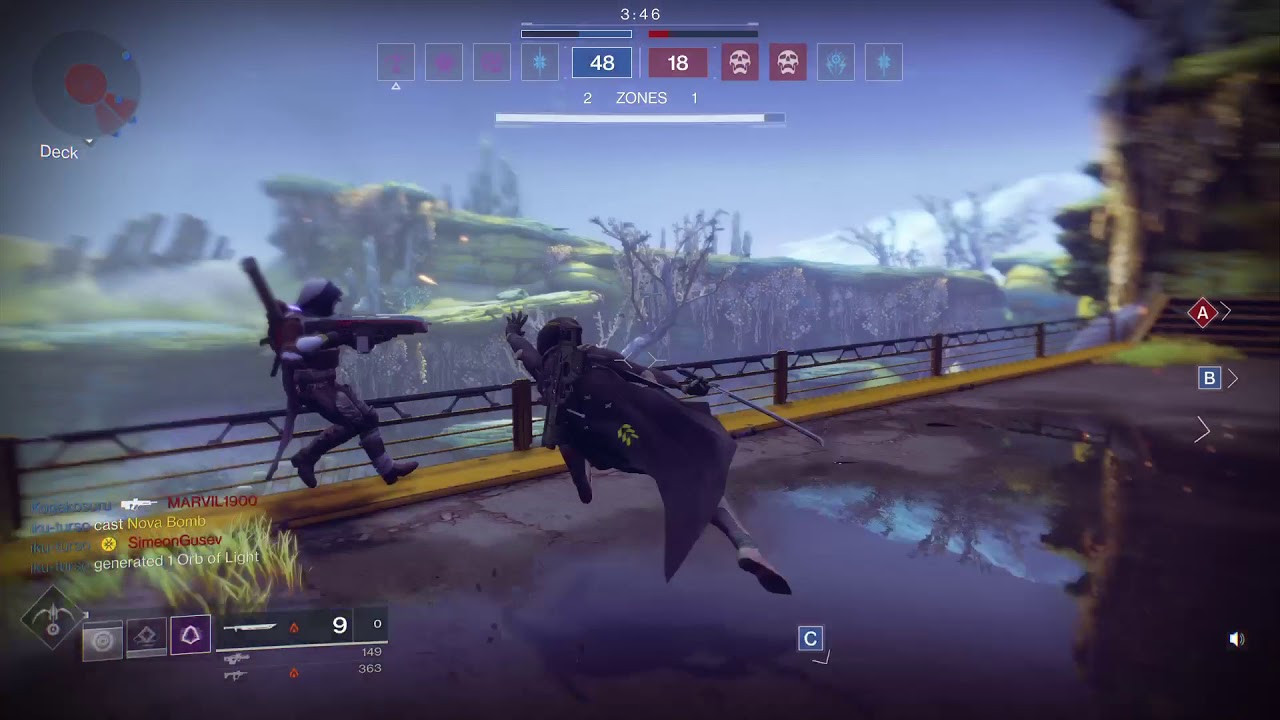 Destiny 2 Max mobility + Quickfang hunter sword PVP