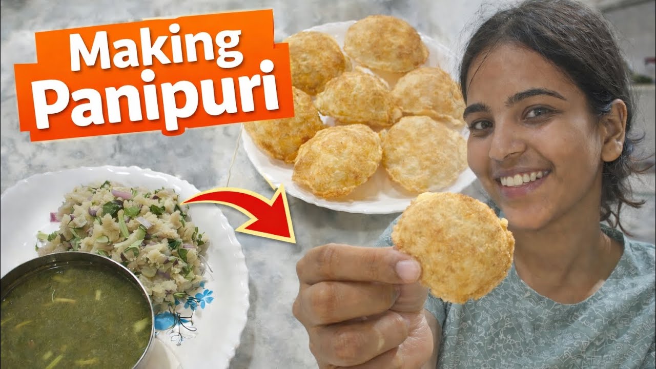 Aaj ghar pe banaya panipuri 🤐 | Almost daily #2 | swweTV 📺