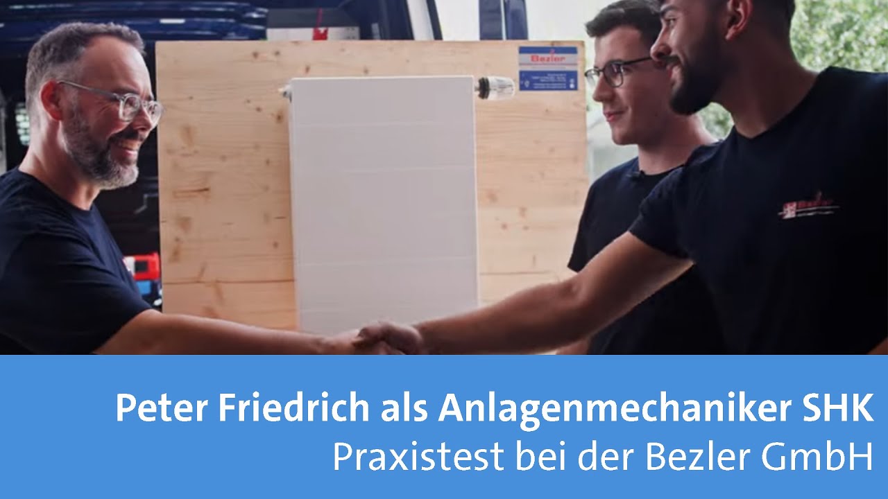Peter Friedrich im Praxistest bei Bezler Heizungstechnik