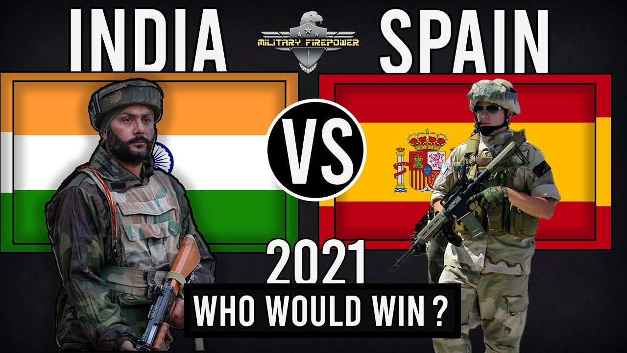 India vs Spain Military Power Comparison 2021