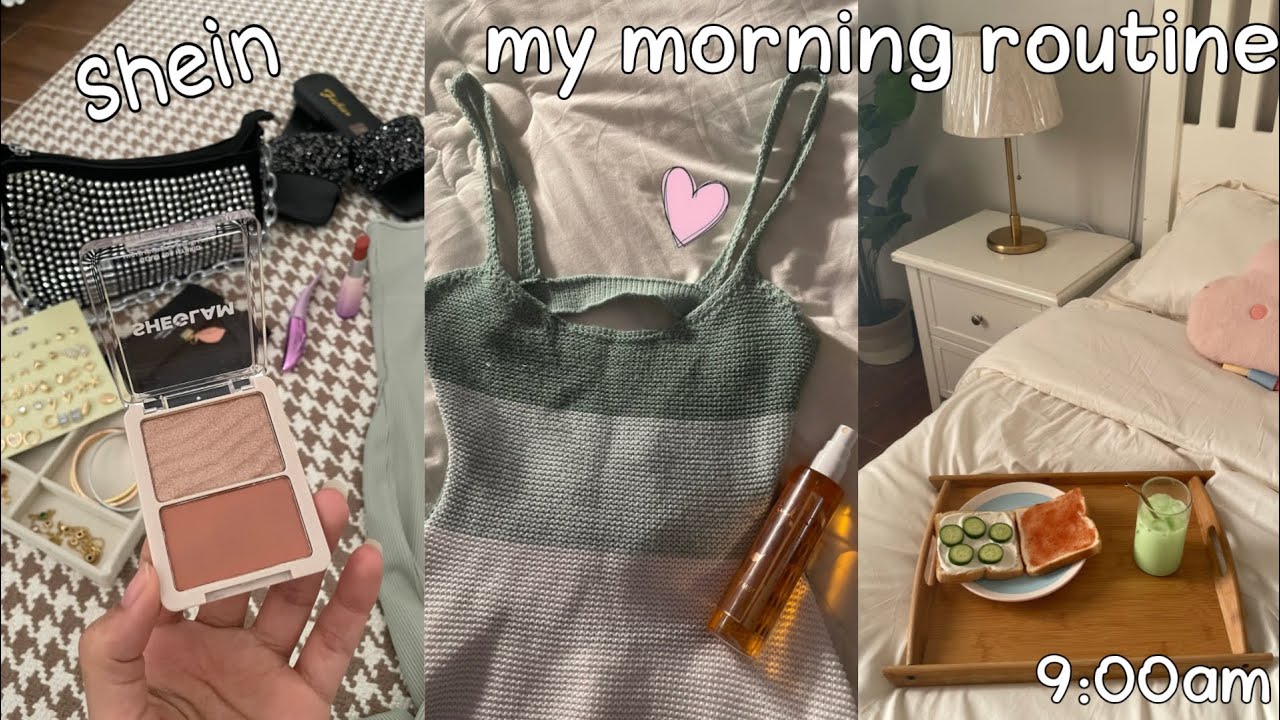 فلوق روتيني الصباحي🌤️|طلبيتي من شي ان 📦| shein hual