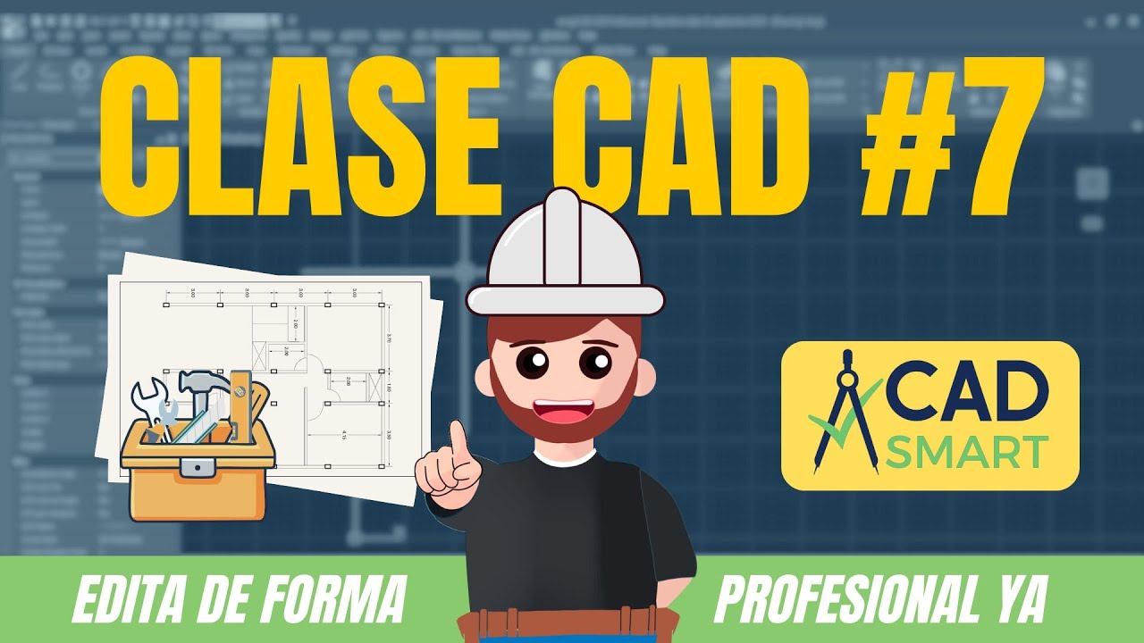Clase 7: Edita como profesional en CAD✏️📐| Autocad + Progecad 🖥️ #cursogratis #cadsmart #tutorial