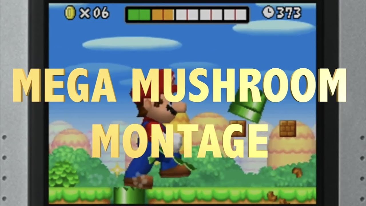 Funny Mario Montages: Mega Mushroom Montage