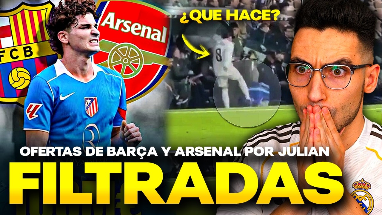 🚨BOMBAZO: ¡FILTRAN las OFERTAS de BARÇA y ARSENAL por JULIAN ALVAREZ! VALVERDE ENFADADO en el CAMBIO