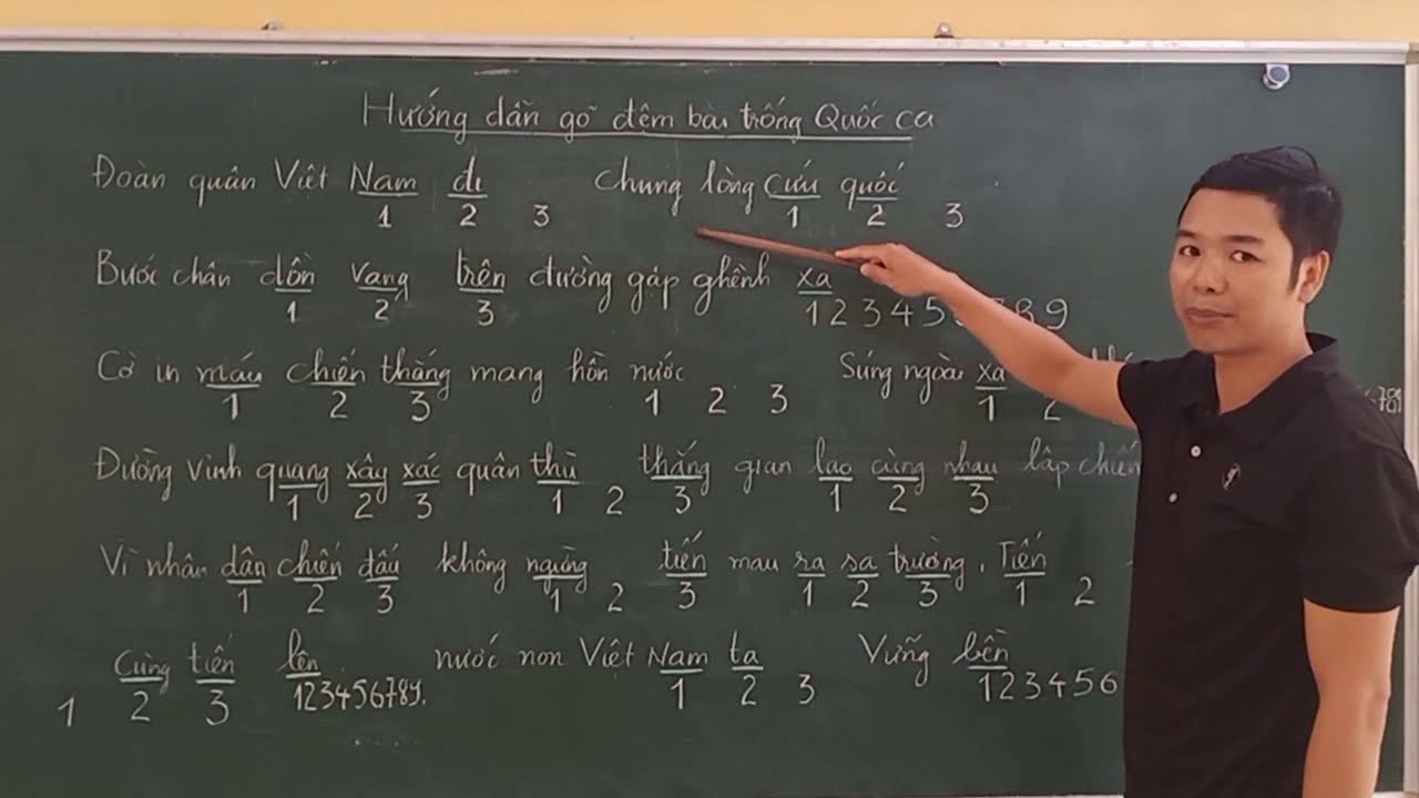 TRỐNG QUỐC CA /Dễ tập nhất trên Youtobe/ /NS Du Trần