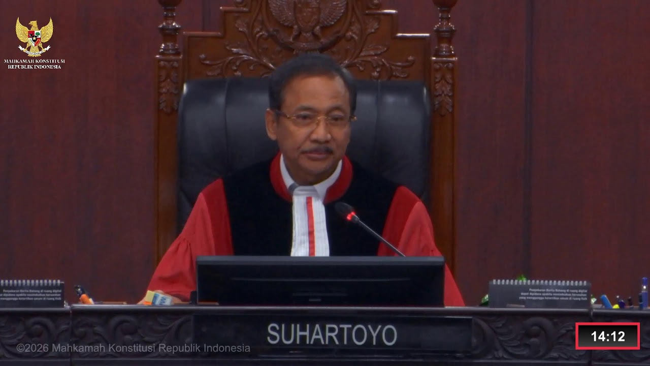 Sidang Perkara Nomor 255/PUU-XXIII/2025. Kamis, 5 Maret 2026.