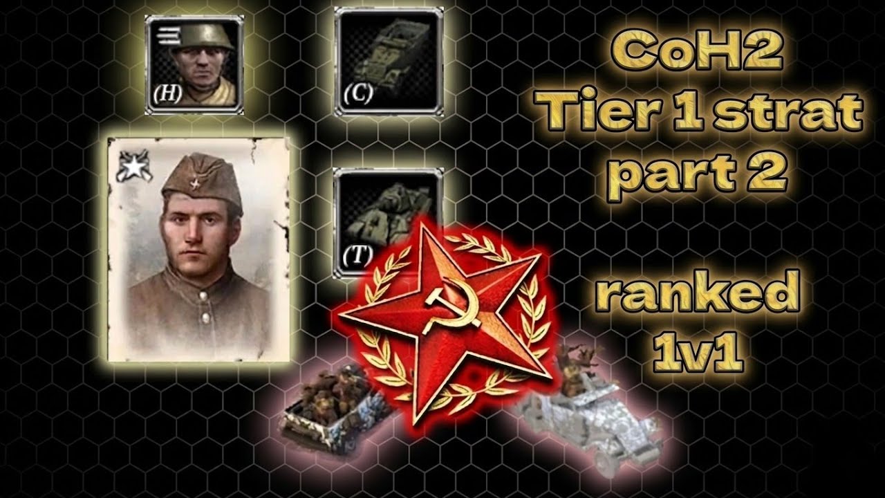 [CoH2] Destroying meta builds with Soviet T1 builds 1v1 (Top 30 games)