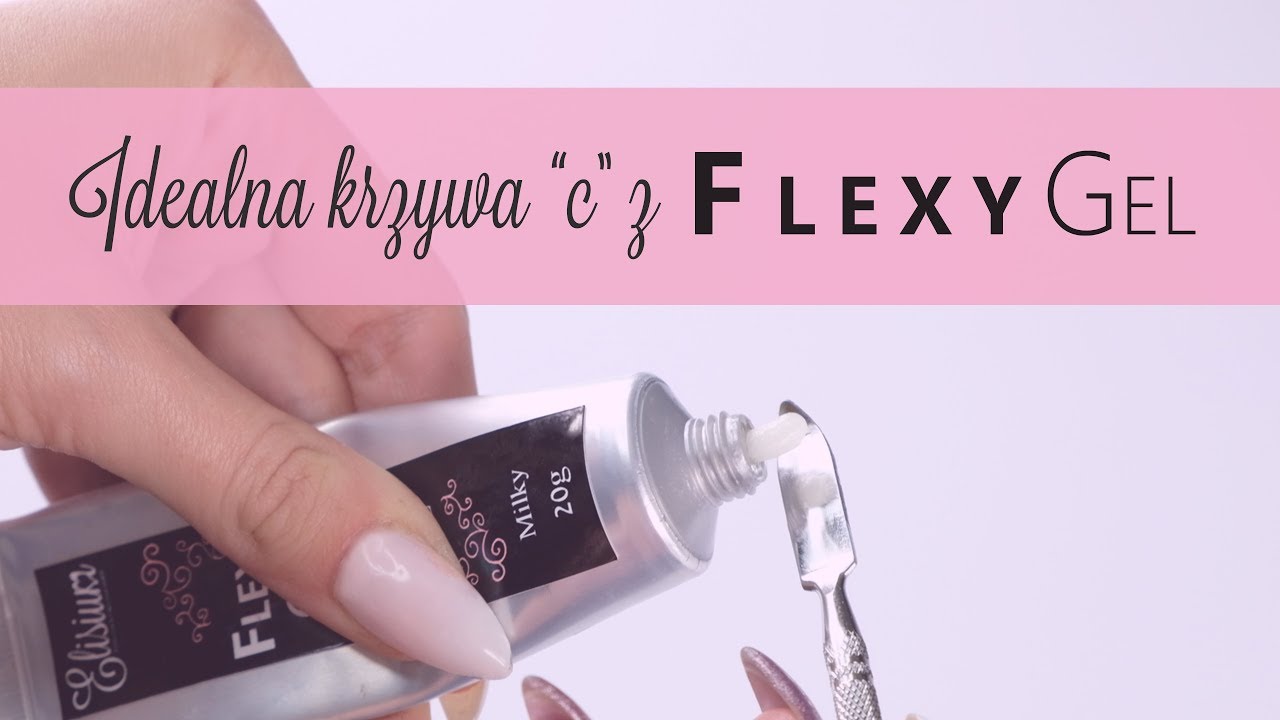 FLEXYGEL | Elisium | Szybkie nałożenie żelu na paznokcie | Idealna krzywa 
