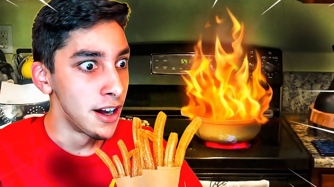Hice CHURROS y casi explota mi casa...