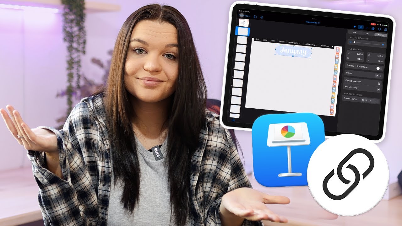 How to add Hyperlinks to your Digital Planners in Keynote