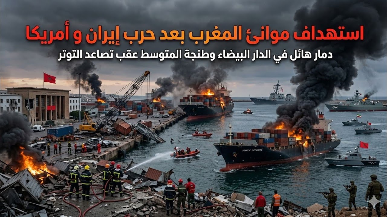 قطر تغدر المغرب و استهداف الموانئ في حرب امريكا و ايران