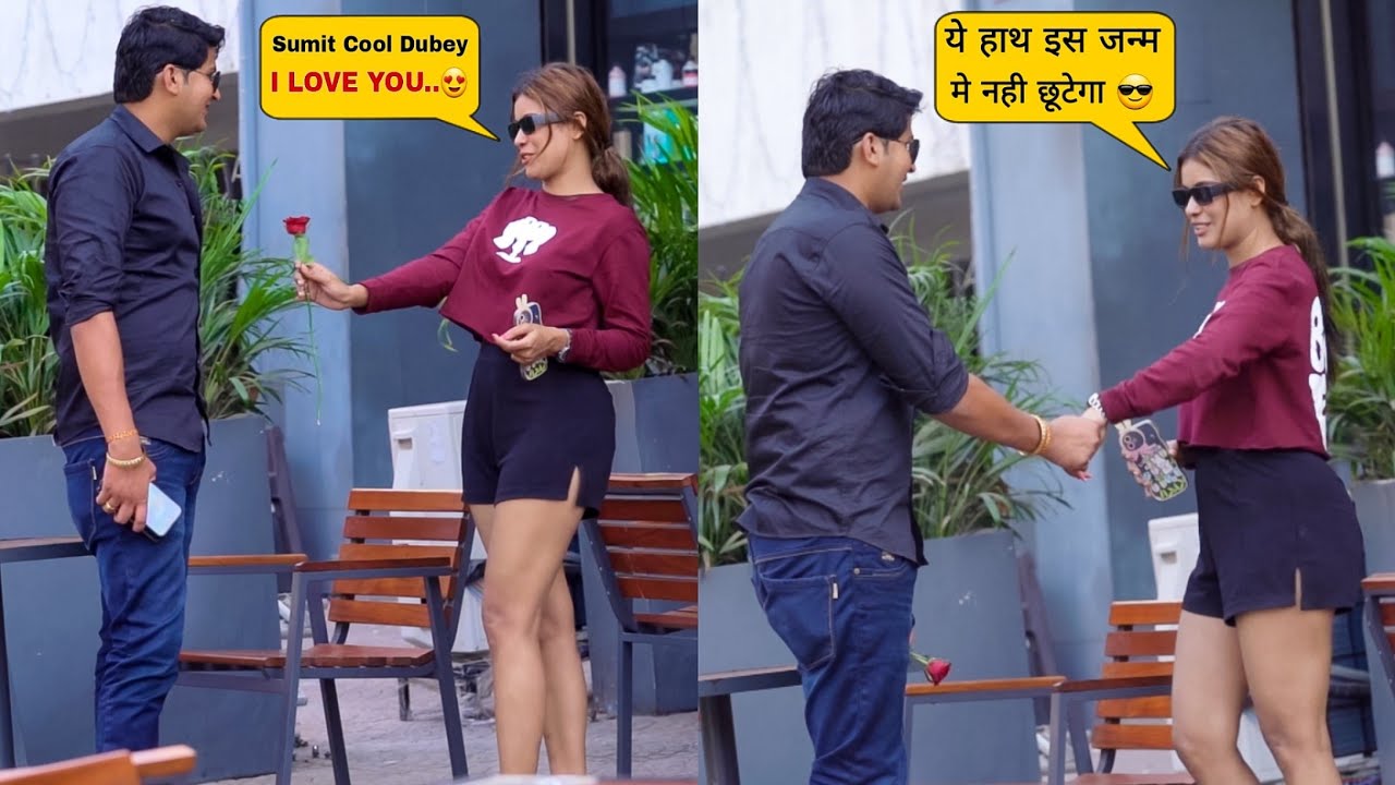 Ladki To Mere Pyar Me Gir Gyi Bhai 🤣 #Prank #sumitcooldubey