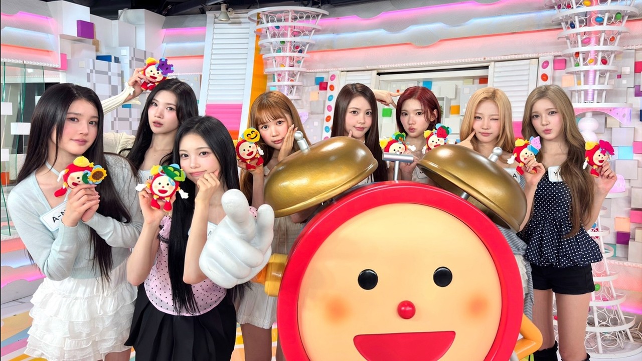 Hearts2Hearts on Mezamashi TV in Japan Today #hearts2hearts