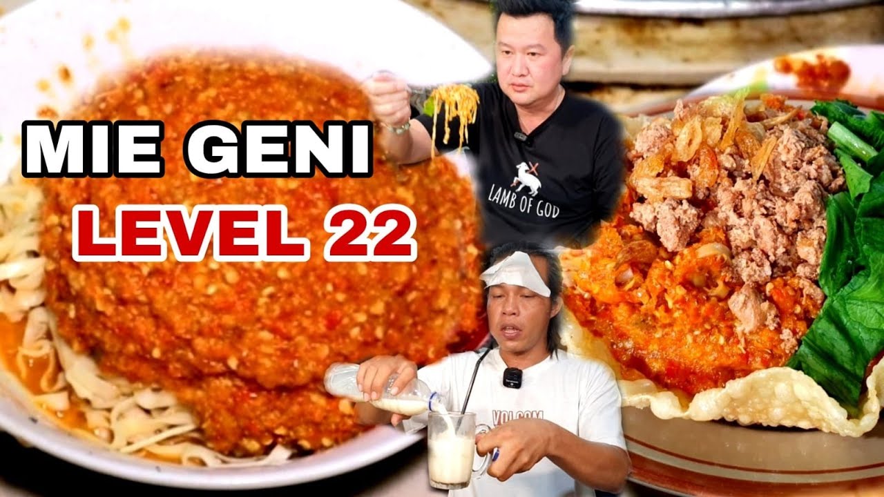 BUSET !! REKOR MIE GENI LVL 11 ?? KITA PESAN LVL 22,,MAS GONDRONG AMPE KELENGER !!